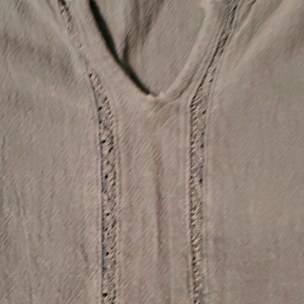 Hot Cotton Dusty Blue Top - Picture 3 of 6